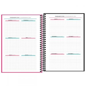 Planner 2025 Neon Espiral M5 Tilibra - Capas Sortidas