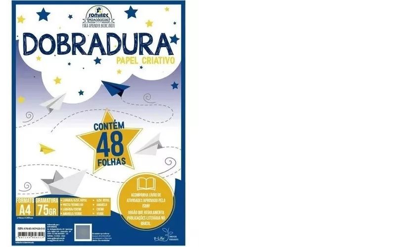 Bloco Criativo Dobradura A4 75g 48fls Romitec