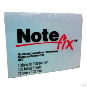 Bloco Adesivo Notefix Azul 76mmx102mm - 100fls