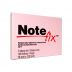 Bloco Adesivo Notefix Rosa 76mmx102mm - 100fls