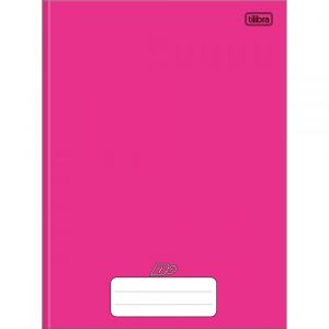 Caderno Brochura Capa Dura Univ. D+ Rosa 96f Tilibra