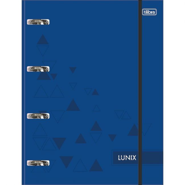 Caderno Argolado Universitário Lunix Azul - Tilibra