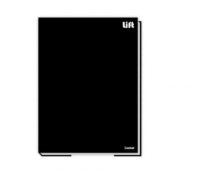 Caderno Brochura Capa Dura Univ. Lift Preto 48f Credeal