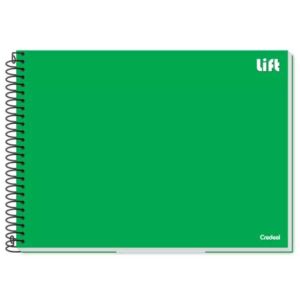 Caderno Cartografia e Desenho Lift 80fls Verde Credeal