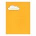 Caderno Quadriculado 1x1 Brochura CD Univ 40fls Amarelo Credeal