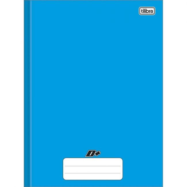 Caderno Brochura Capa Dura Univ. D+ Azul 48f Tilibra