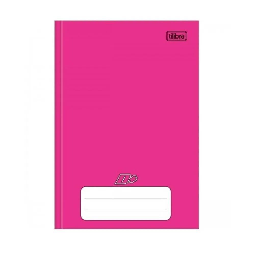 Caderno Brochura Capa Dura Univ. D+ Rosa 48f Tilibra