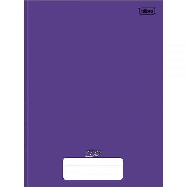 Caderno Brochura Capa Dura Univ. D+ Roxo 48f Tilibra