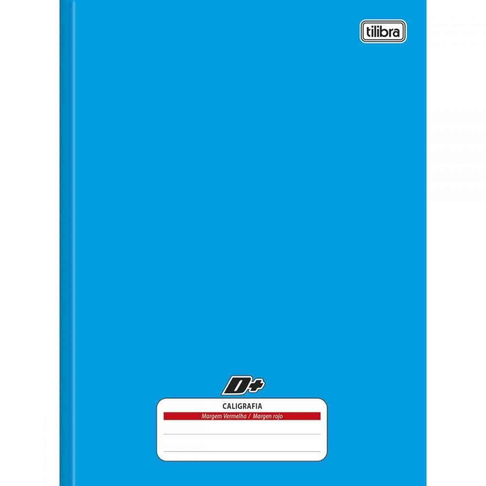 Caderno Cd Brochura Universitario Caligrafia 96fls Azul Tilibra