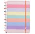 Caderno Inteligente Colegial 10m Arco-Iris Pastel 