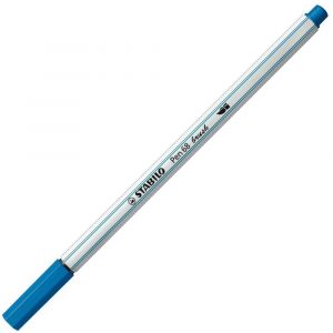 Caneta Brush Pen Stabilo 568/41 Azul Royal