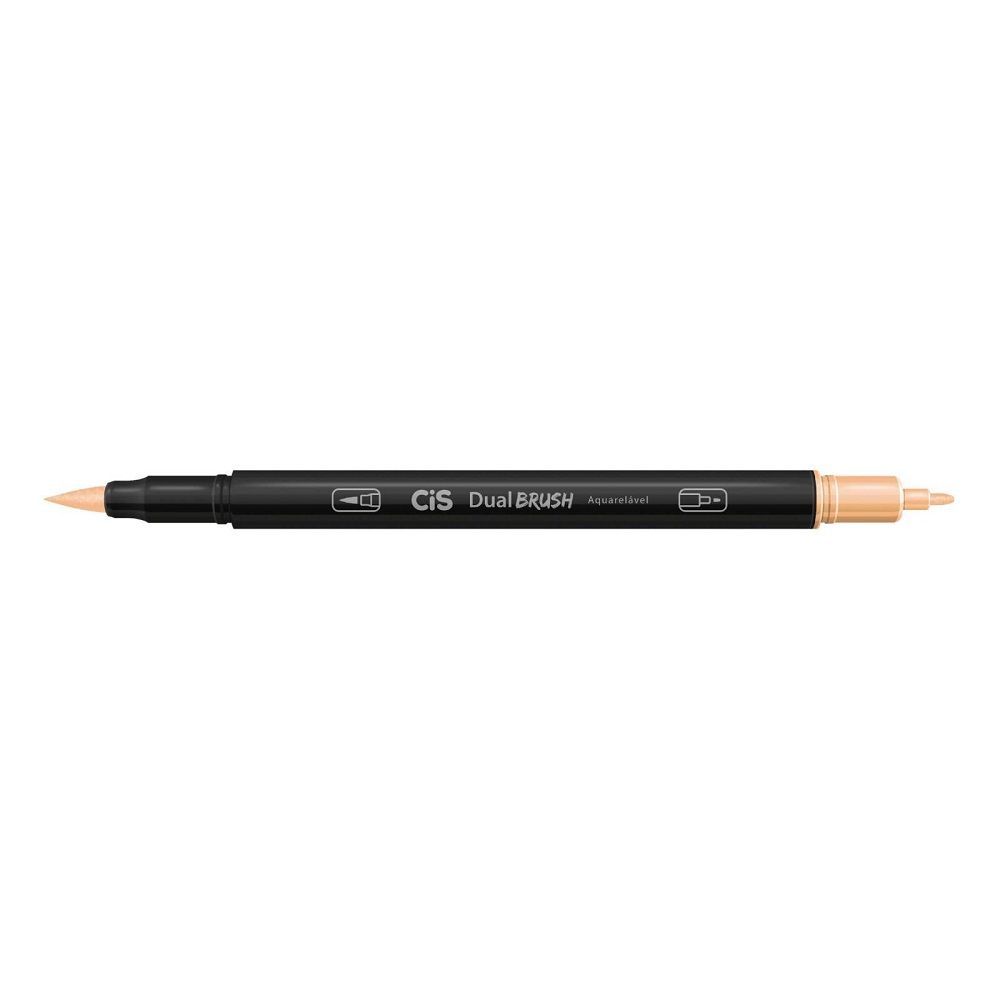 Marcador Cis Dual Brush Aquarelável 41 Laranja Pastel