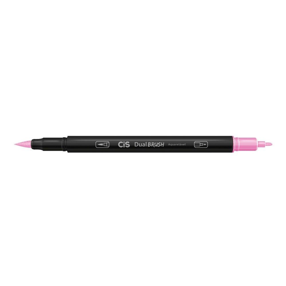 Marcador Cis Dual Brush Aquarelável 50 Rosa Neon