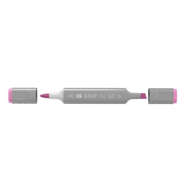 Marcador Cis Graf Duo Brush 6 Vivid Pink