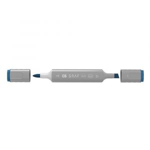 Marcador Cis Graf Duo Brush 69 Pressian Blue