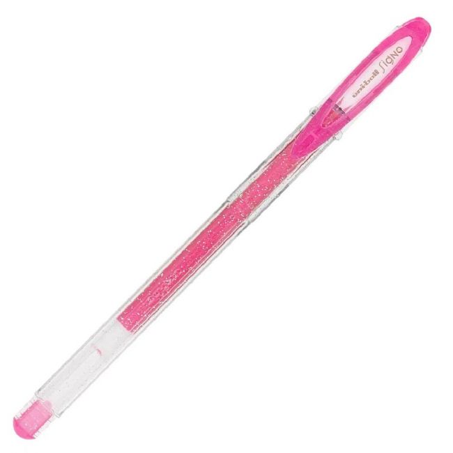 Caneta Gel Signo UM-120 Sparkling Pink