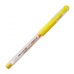 Caneta Gel Signo UM-151 Dx 0.38 Amarelo