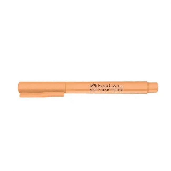 Caneta Marca Texto Grifpen Laranja Pastel Faber Castell