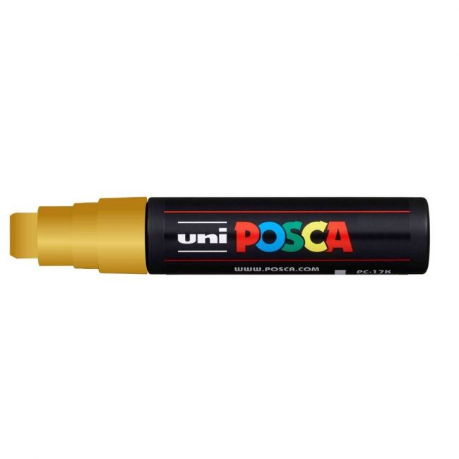 Caneta Uni-Ball Posca PC-17k - Ouro