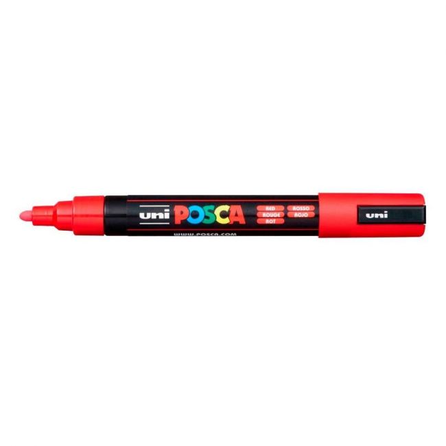 Caneta Uni-Ball Posca PC-5M - Vermelho