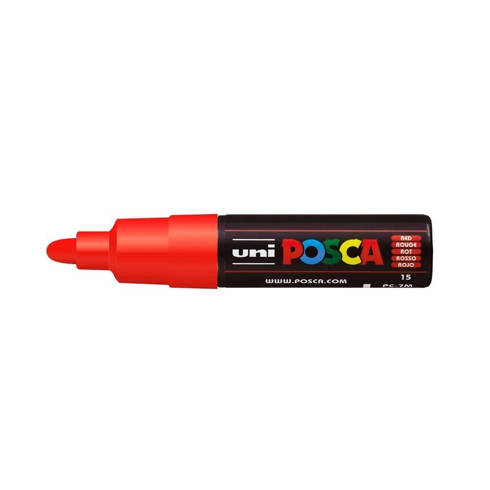 Caneta Uni-Ball Posca PC-7M - Vermelha