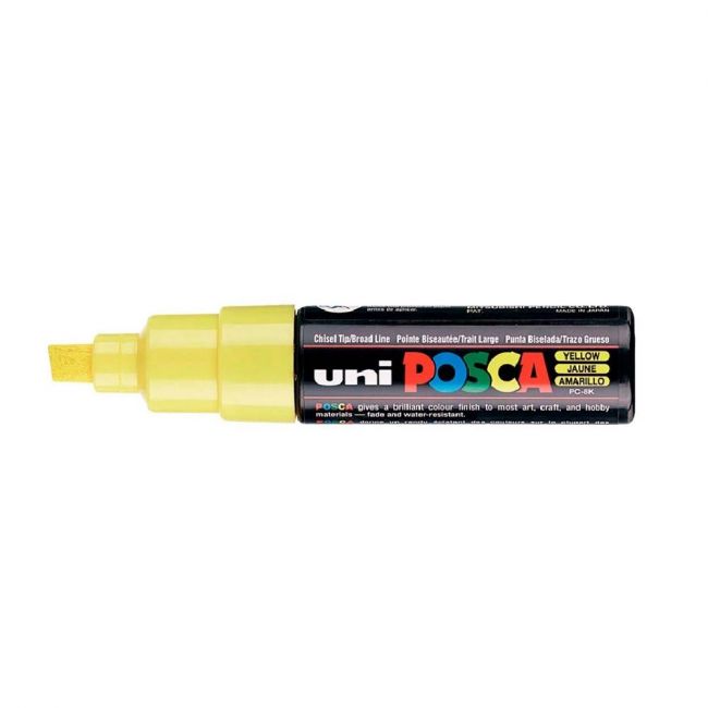 Caneta Uni-Ball Posca PC-8K - Amarelo