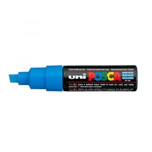 Caneta Uni-Ball Posca PC-8K - Azul Claro