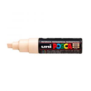 Caneta Uni-Ball Posca PC-8K - Bege