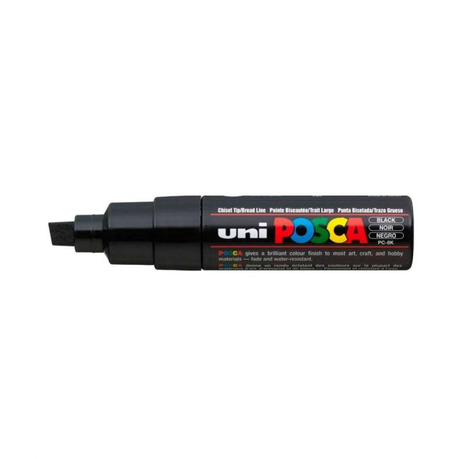 Caneta Uni-Ball Posca PC-8K - Preto