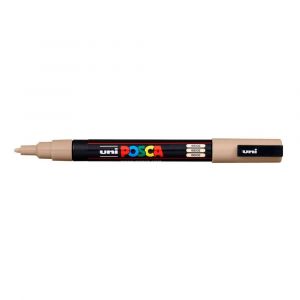 Caneta Uni-Ball Posca PC-3M - Bege