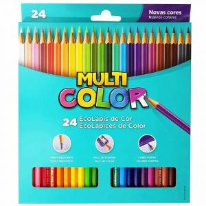 Lápis de Cor 24 Cores Multicolor Faber Castell 