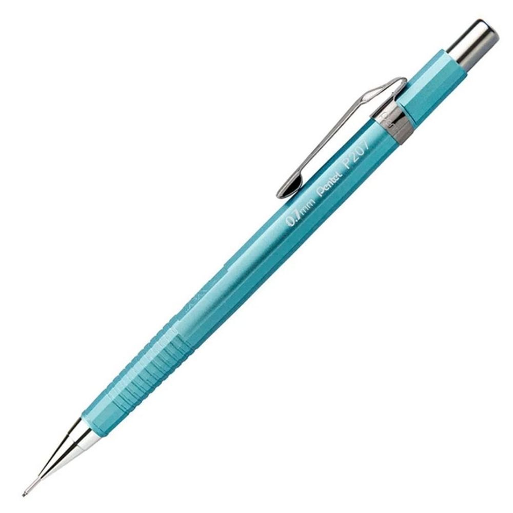 Lapiseira Pentel Sharp Metallic P207 0.7mm Azul