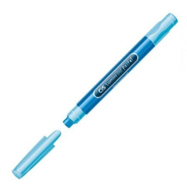 Marca Texto Cis Lumini Gel Pastel Azul