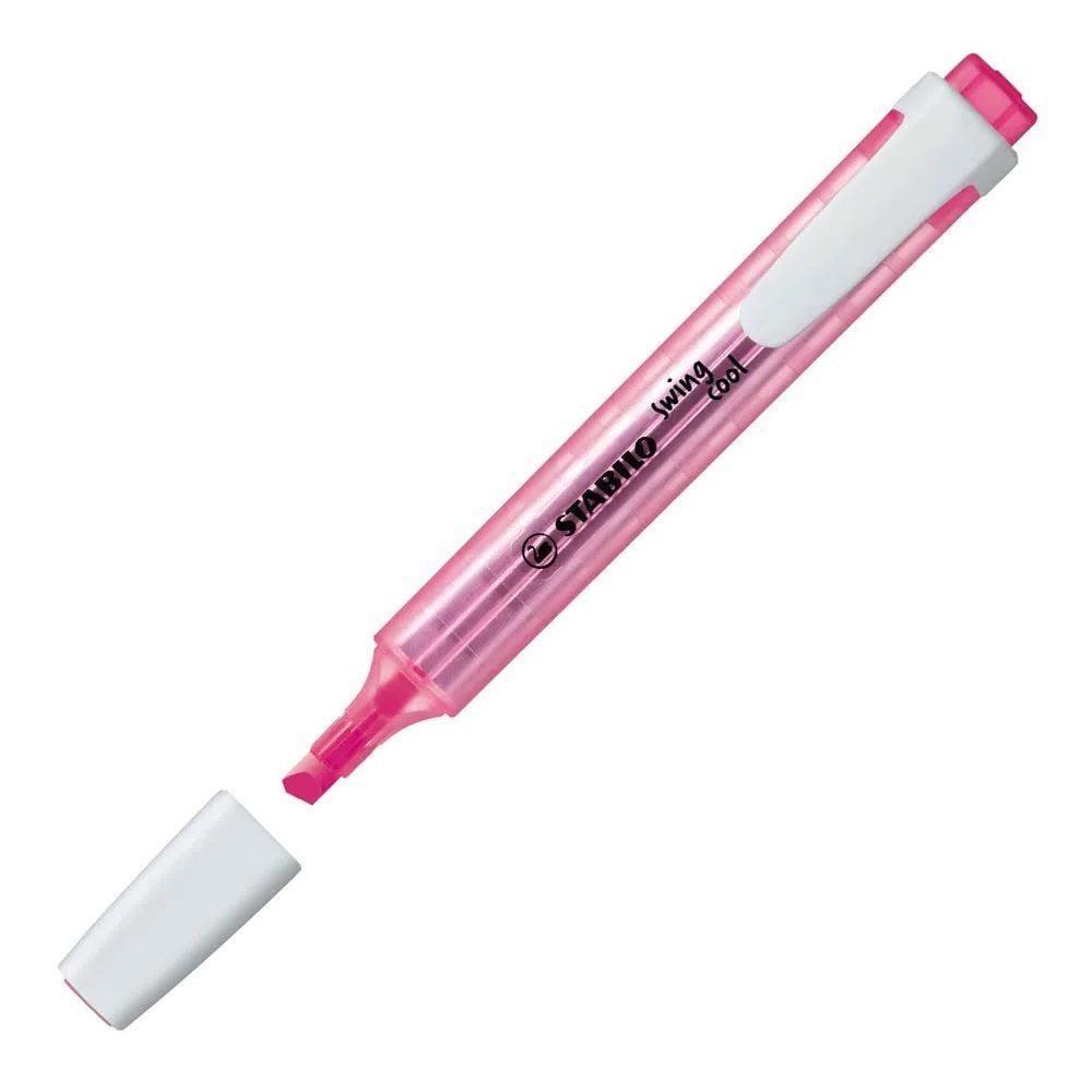 Marca Texto Stabilo Swing Cool 275/56 - Rosa Claro Fluorescente