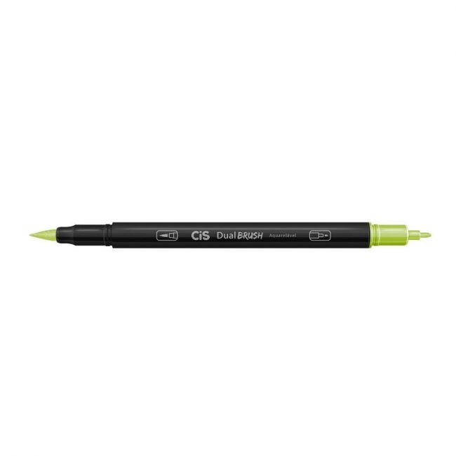 Marcador Cis Dual Brush Aquarelável 24 Verde Abacate