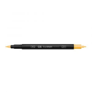 Marcador Cis Dual Brush Aquarelável 28 Laranja Claro