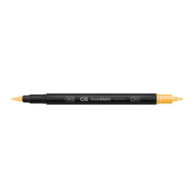 Marcador Cis Dual Brush Aquarelável 28 Laranja Claro