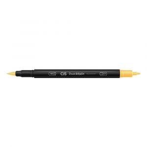 Marcador Cis Dual Brush Aquarelável 49 Laranja Neon 