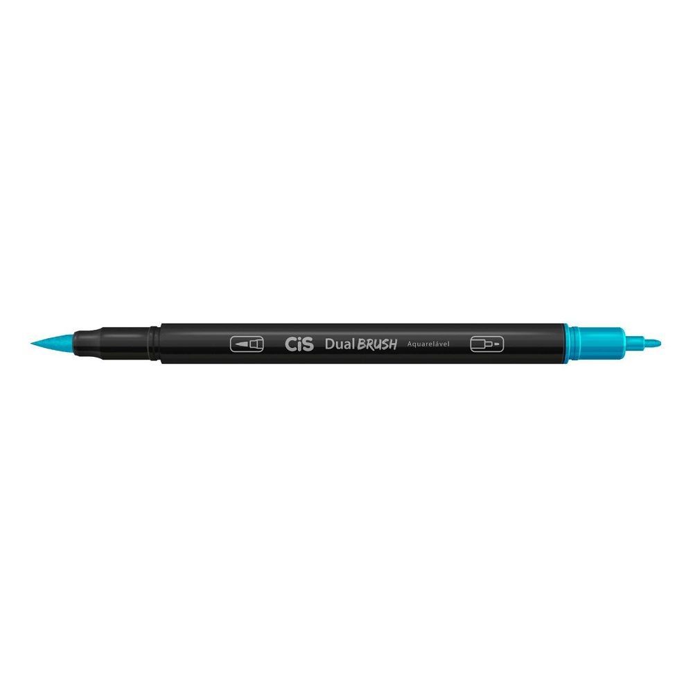 Marcador Cis Dual Brush Aquarelável 54 Azul Oceano