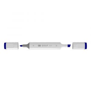 Marcador Cis Graf Duo 74 Brilhant Blue