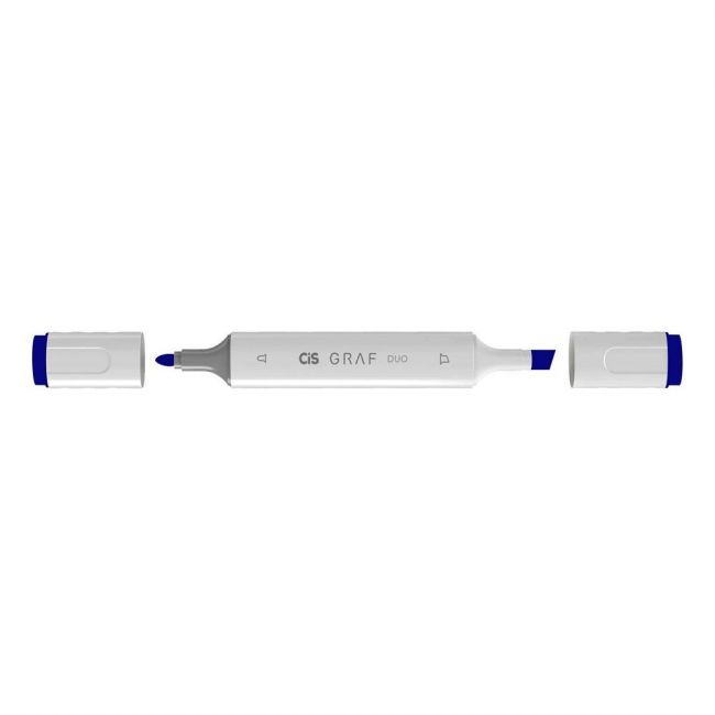 Marcador Cis Graf Duo 74 Brilhant Blue