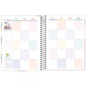 Planner 2025 Espiral Snoppy M7 Tilibra 