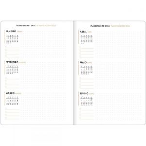 Planner 2025 KraftWork Grampeado M7 Tilibra - Capas Sortidas