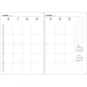 Planner 2025 KraftWork Grampeado M7 Tilibra - Capas Sortidas