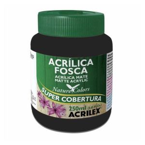 Tinta Acrilica Fosca 250ml 520 Preto