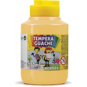 Tinta Guache Acrilex 250ml - Amarelo Pessego